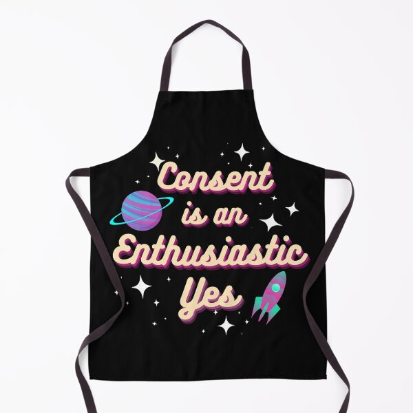 Item preview, Consent is Enthusiastic Yes designed and sold by RedJacq.