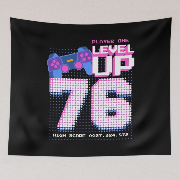 Item preview, Player One Level Up 76 designed and sold by patternprint1.