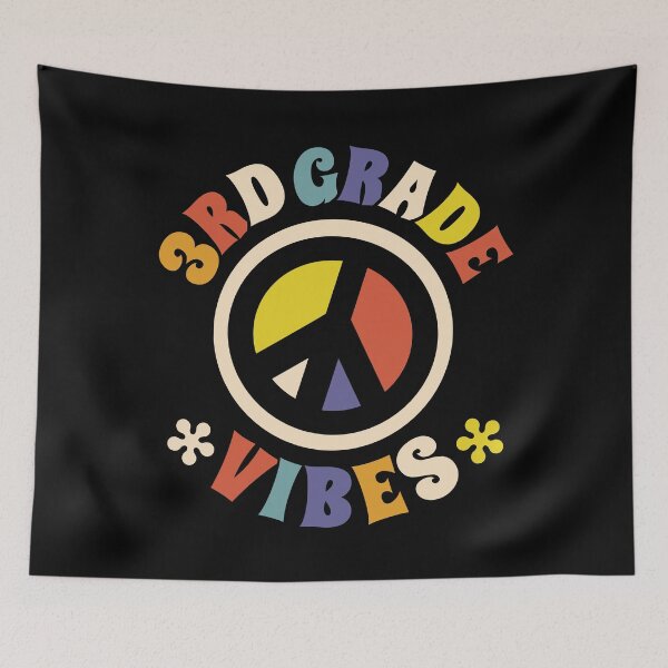 Item preview, Third Grade Vibes 3rd Grade Peace Sign Back To School designed and sold by pixeljamz.