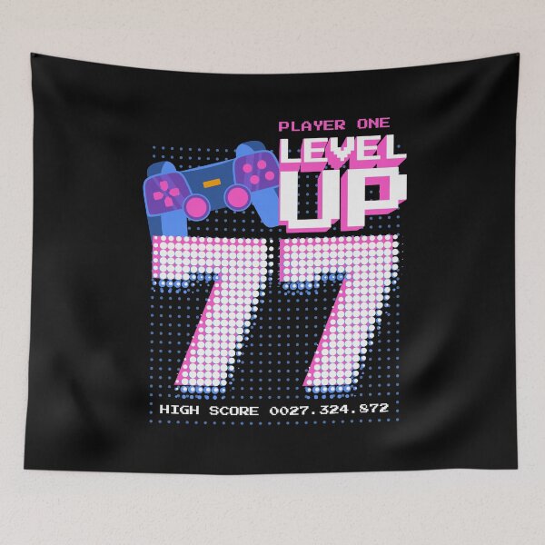 Item preview, Player One Level Up 77 designed and sold by patternprint1.