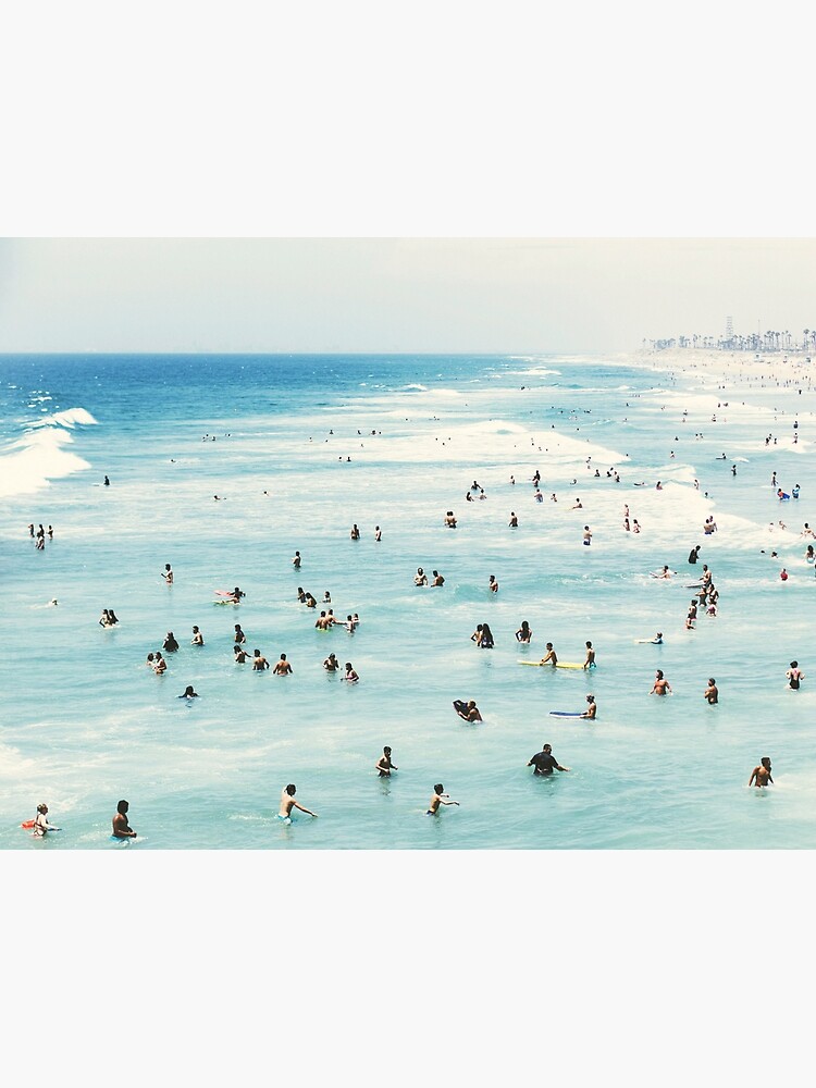 Coastal, Beach art, Blue Water, Sea, Ocean by juliaemelian