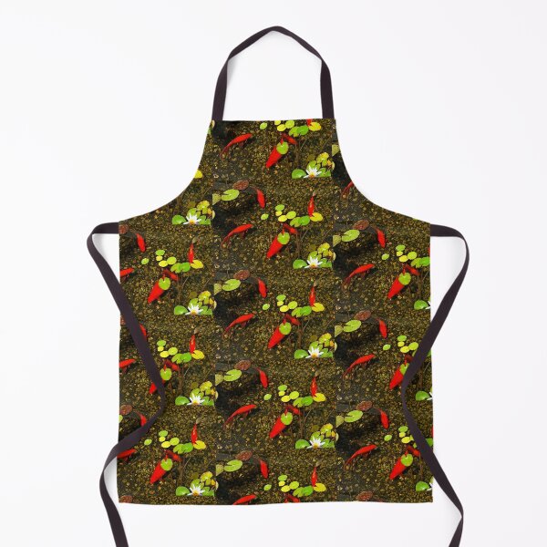 Item preview, Red Koi fish pond photo by Iritof designed and sold by iritof.