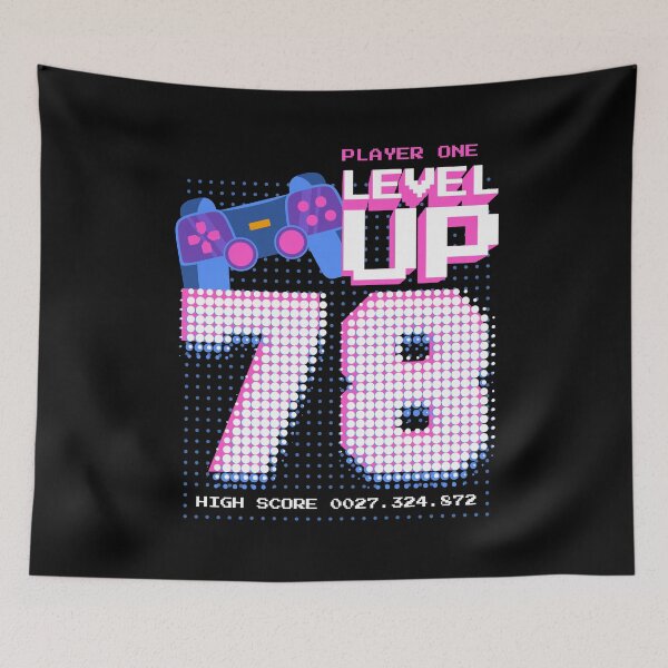 Item preview, Player One Level Up 78 designed and sold by patternprint1.