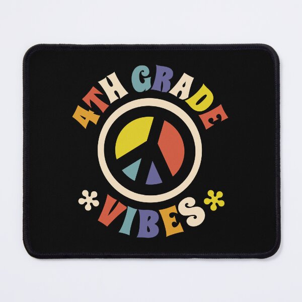 Item preview, Fourth Grade Vibes 4th Grade Peace Sign Back To School designed and sold by pixeljamz.