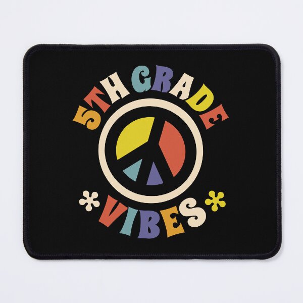 Item preview, Fifth Grade Vibes 5th Grade Peace Sign Back To School designed and sold by pixeljamz.