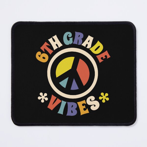 Item preview, Sixth Grade Vibes 6th Grade Peace Sign Back To School designed and sold by pixeljamz.