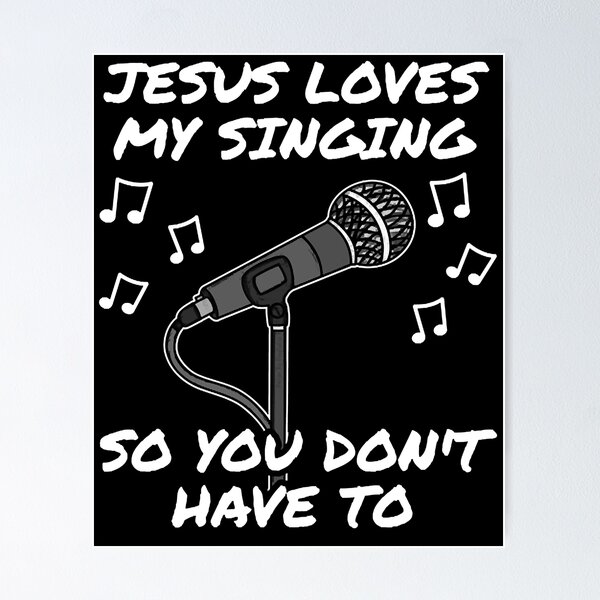 Item preview, Jesus Loves My Singing Church Singer Worship Musician  designed and sold by depnerlbcaddyw1.