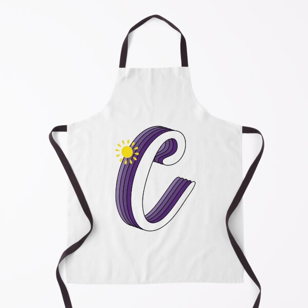 Item preview, Letter C Purple  designed and sold by UniqueDesignHub.