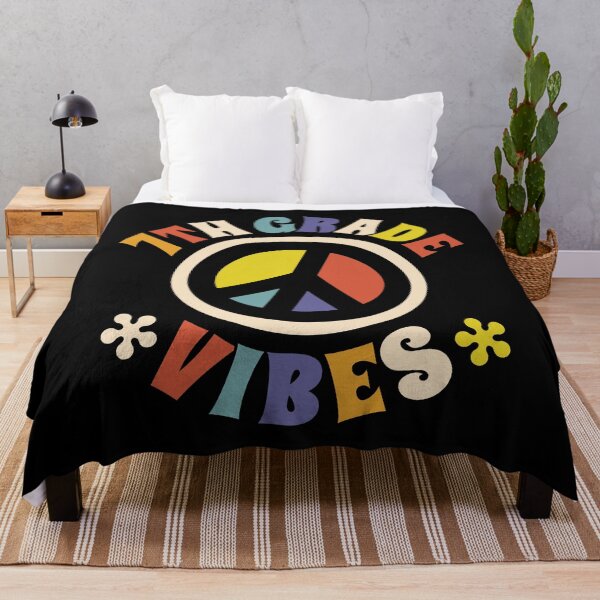 Item preview, Seventh Grade Vibes 7th Grade Peace Sign Back To School designed and sold by pixeljamz.