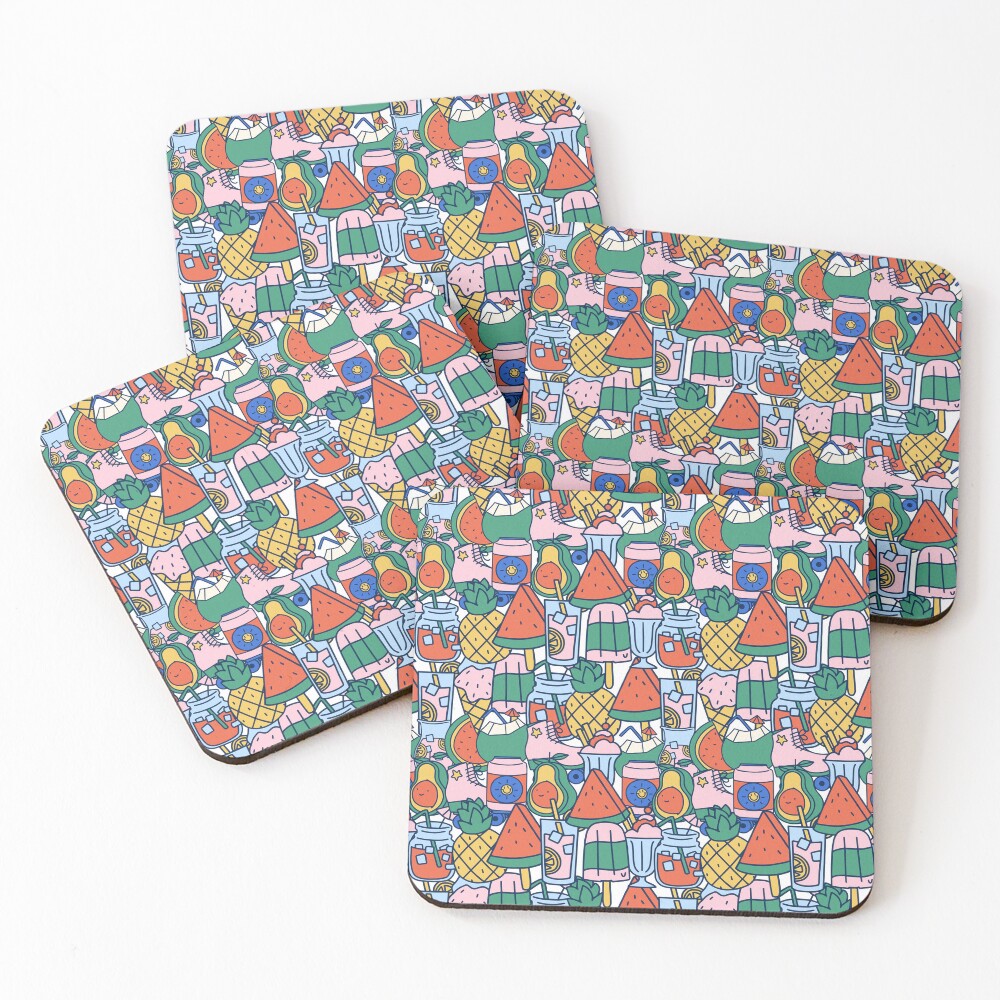 Item preview, Coasters (Set of 4) designed and sold by marunstudio.