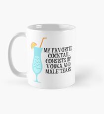 Wodka und männliche Tränen Cocktail Tasse