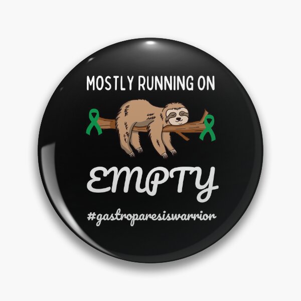 Item preview, Gastroparesis Warrior Sloth | Green Ribbon Stomach Paralysis designed and sold by Nepaz-Designs.
