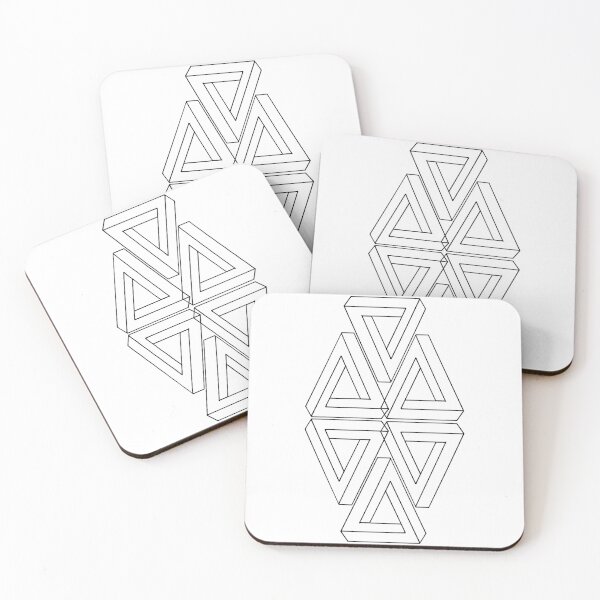 Item preview, Mirror Triple Triangle Me Impressed designed and sold by createVisions.