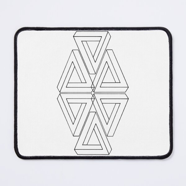 Item preview, Mirror Triple Triangle Me Impressed designed and sold by createVisions.