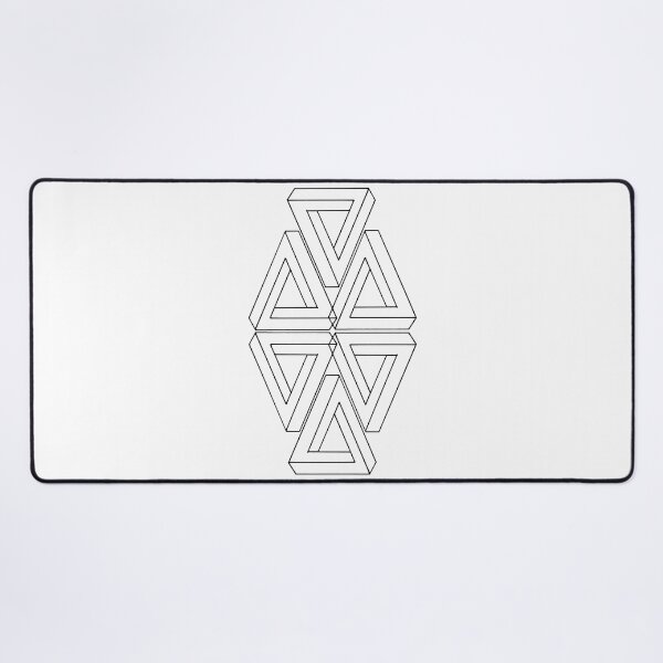 Item preview, Mirror Triple Triangle Me Impressed designed and sold by createVisions.