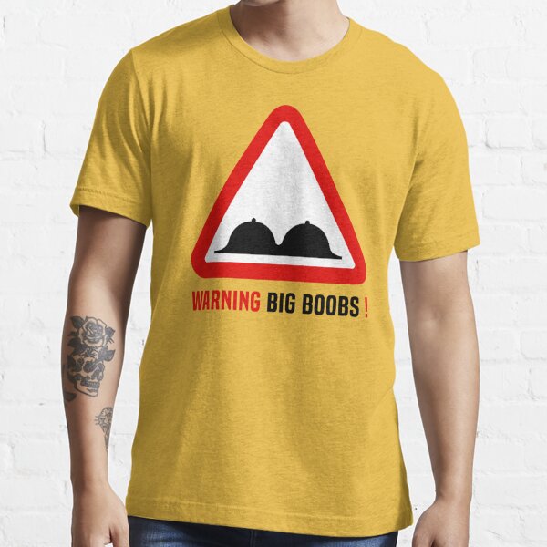 Warning Big Boobs! iPhone Case by fourretout