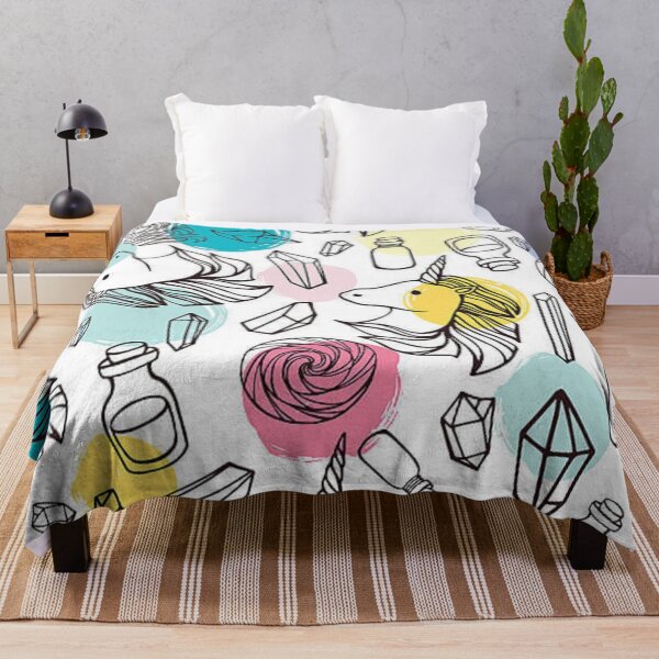 Item preview, Unicorns and Diamonds Retro Style designed and sold by MAX8-0.
