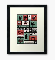 Haruki Murakami Framed Print