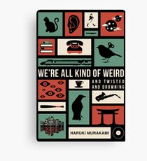 Haruki Murakami Canvas Print