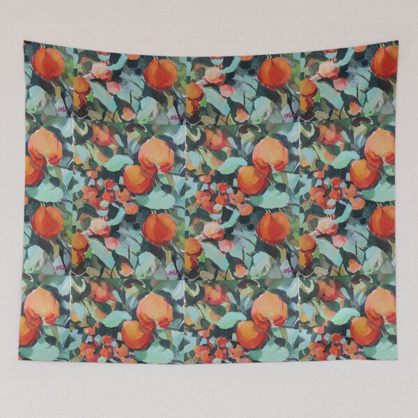 Item preview, Orange tree, Gouache painting  designed and sold by Almondtree.