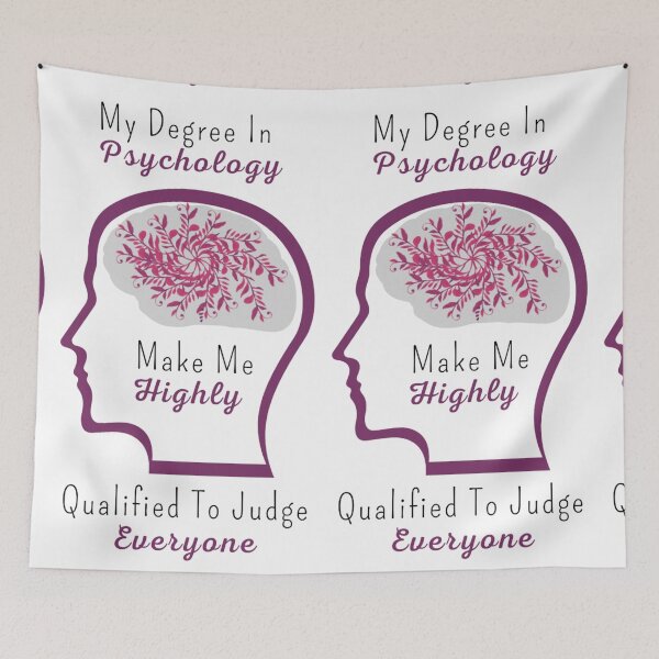 Item preview, My Degree In Psychology Make Me Highly Qualified To Judge Everyone designed and sold by Legendario00.