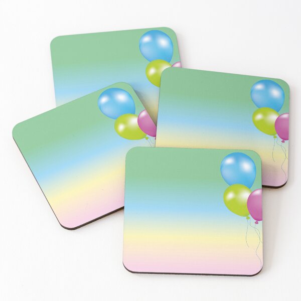 Item preview, colorful balloons. Postcard Happy Birthday, invitation. designed and sold by paolboa.