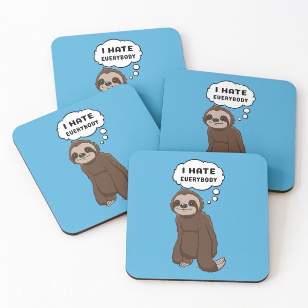 Item preview, I hate everybody Sloth thinking designed and sold by jonmlam.