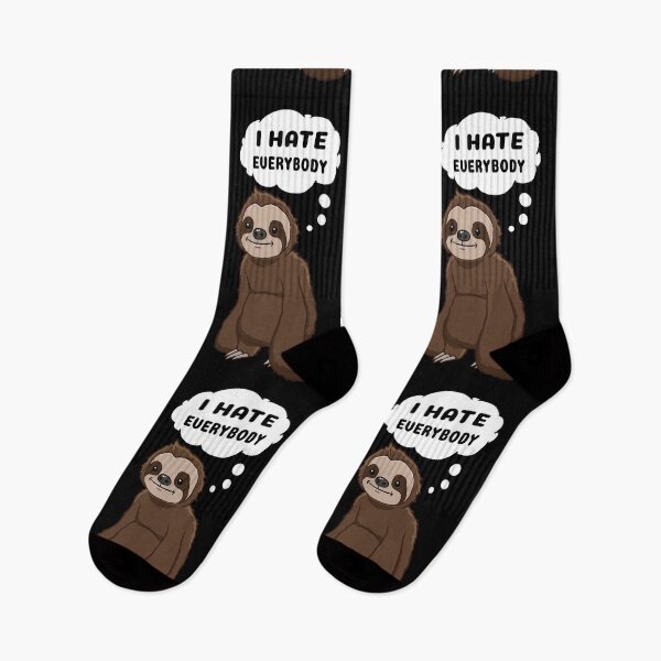 Item preview, I hate everybody Sloth thinking designed and sold by jonmlam.