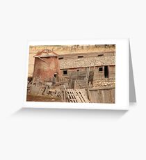 Cow Shed 2 Greeting Card