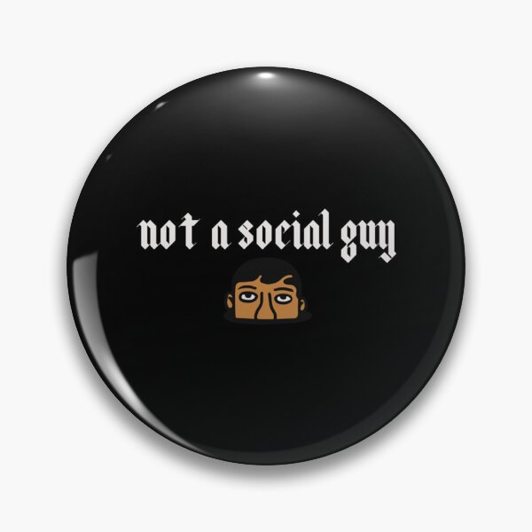 Item preview, Not a social guy designed and sold by FarisRammi.