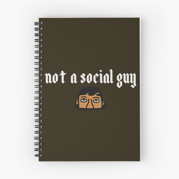 Item preview, Not a social guy designed and sold by FarisRammi.