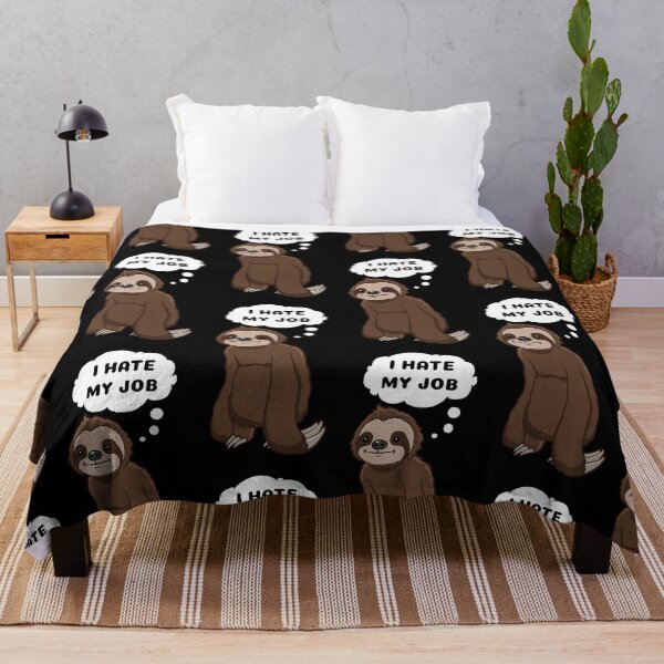 Item preview, I hate my Job Sloth thinking designed and sold by jonmlam.