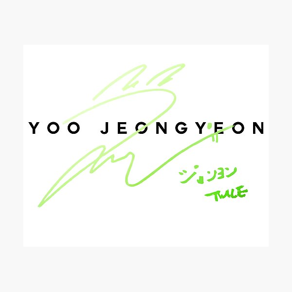 Item preview, Jeongyeon Signature designed and sold by Ryuell.