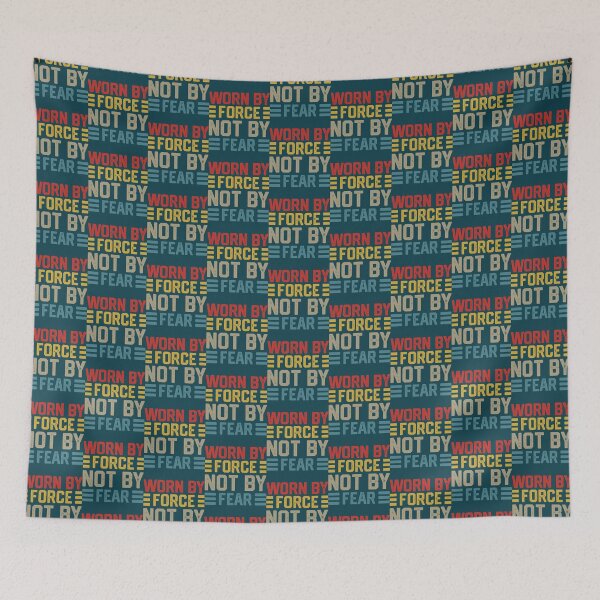 Item preview, worn by force not by fear shirt designed and sold by FarisRammi.