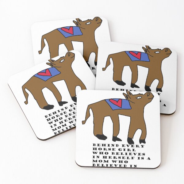 Item preview, Behind Every Horse Girl Who Believes In Herself Is A Mom Who Believed In Her First designed and sold by AndyDrywall.