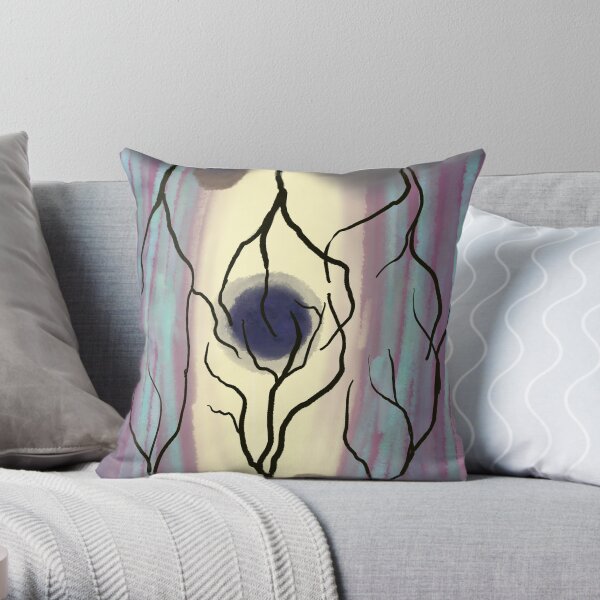 Orb storm Throw Pillow