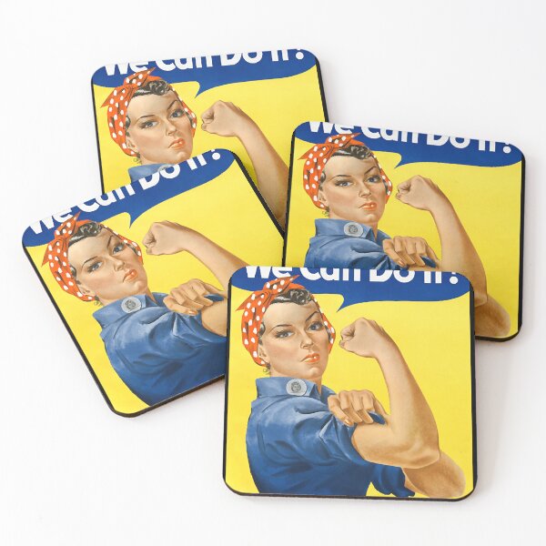 Item preview, We Can Do It Rosie the Riveter Vintage WPA  designed and sold by lacyztbornsst.