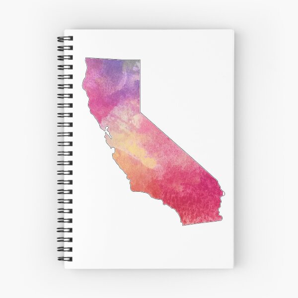 Item preview, california watercolor 2 designed and sold by catscollegecuts.