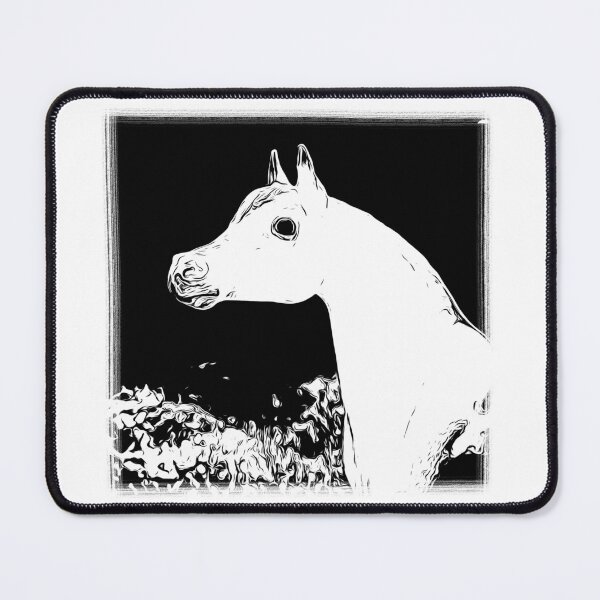 Item preview, Black and White Arabian Horse designed and sold by Mimi Foley.