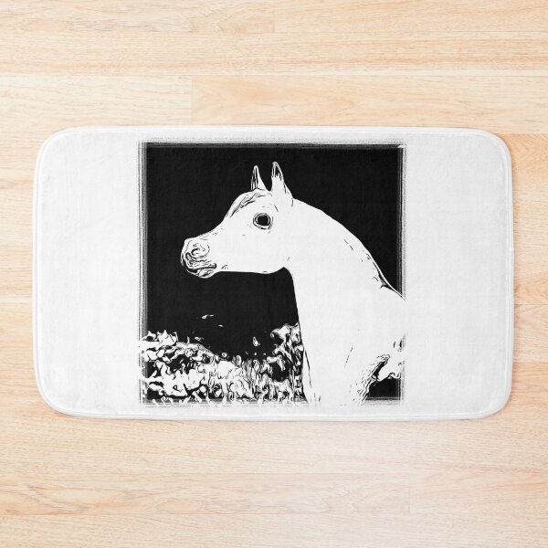 Item preview, Black and White Arabian Horse designed and sold by Mimi Foley.