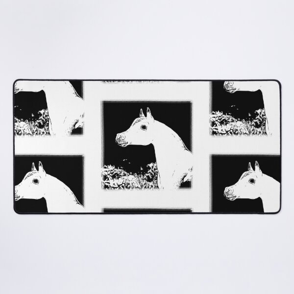Item preview, Black and White Arabian Horse designed and sold by Mimi Foley.
