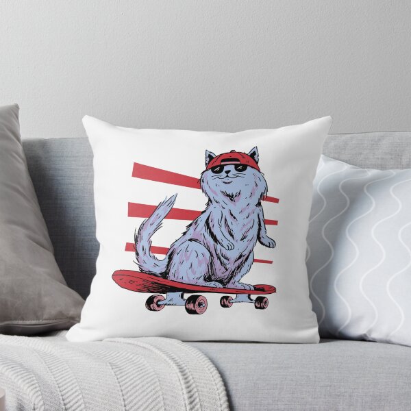 Item preview, Cool cat on skateboard designed and sold by JanooFactory.