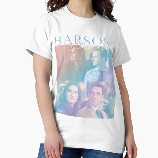 Artikel-Vorschau von Olivia Benson & Rafael Barba - BARSON Retro-T-Shirt, designt und verkauft von Mariska Y  Peter.