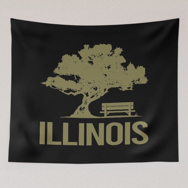 Item preview, Bench And Tree Illinois designed and sold by nguyentanshop.
