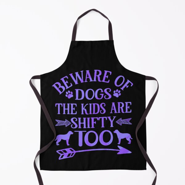Item preview, Beware of dogs. Cute labrador retriever quote with watercolor background designed and sold by pureblacks.