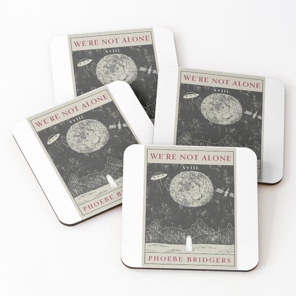 Item preview, Bridgers We're Not Alone Poster designed and sold by geralhops.