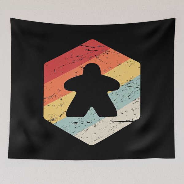 Item preview, Retro Vintage Boardgame Boardgaming Meeple designed and sold by ngferewr.