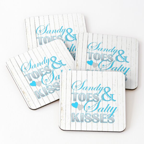 Item preview, Shabby Chic barn wood Sandy Toes and Salty Kisses designed and sold by LEILA ART SPACE.