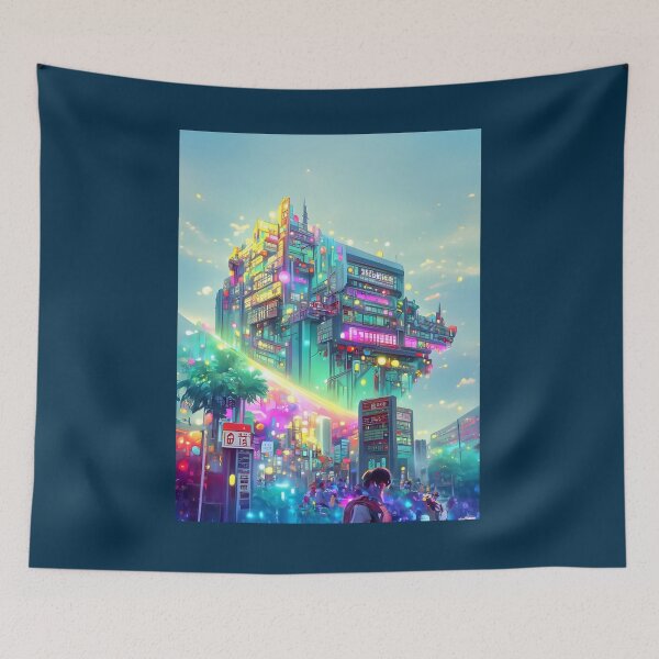 Item preview, Color Capital Canvas Print designed and sold by TheWonderStore.
