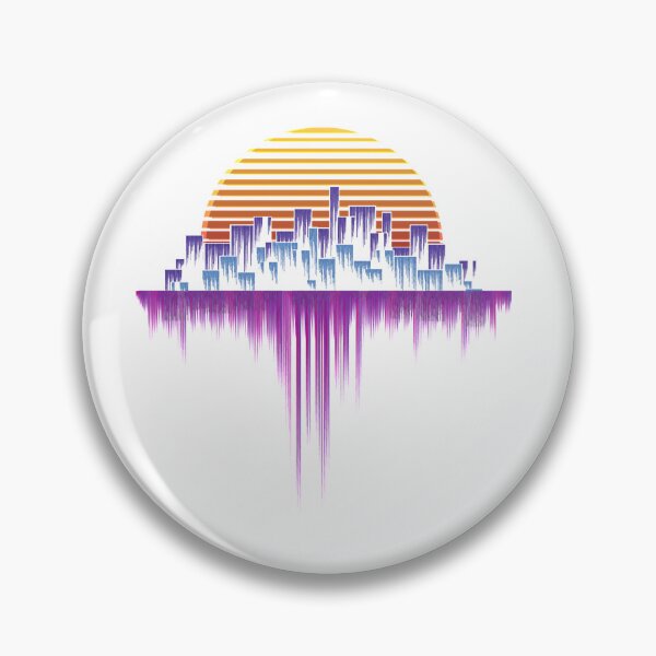 Item preview, Retro_wave City Sound_wave designed and sold by AndrCeeda27.